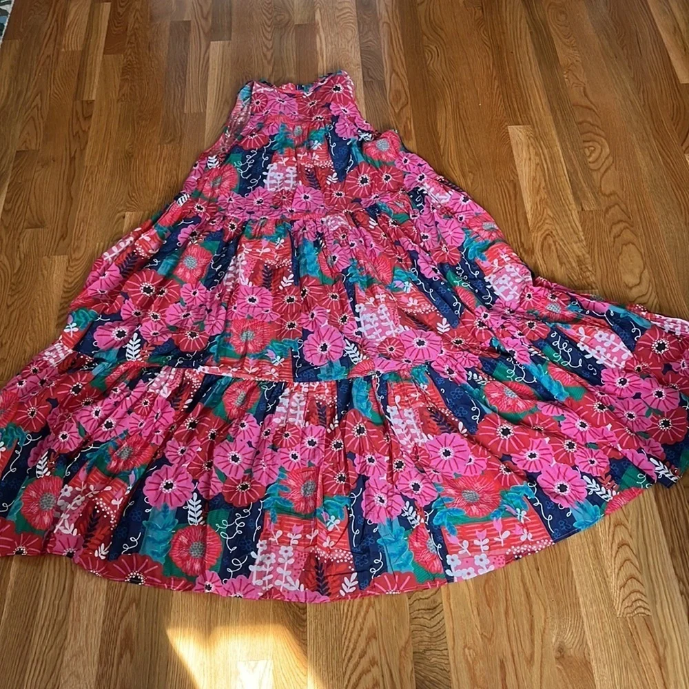 NWT Carolina K Valley Kaftan Maxi Dress Size M